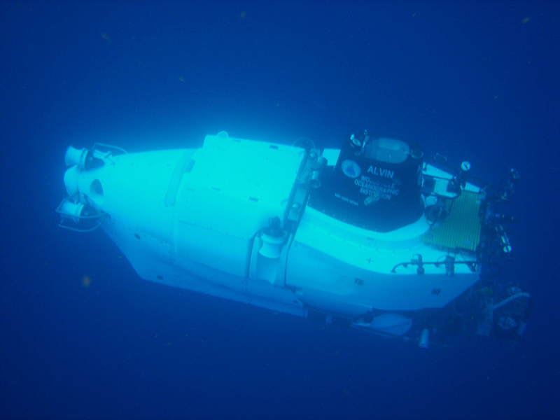 The Alvin submersible. Photo: Credit: Expedition to the Deep Slope/NOAA/OER.